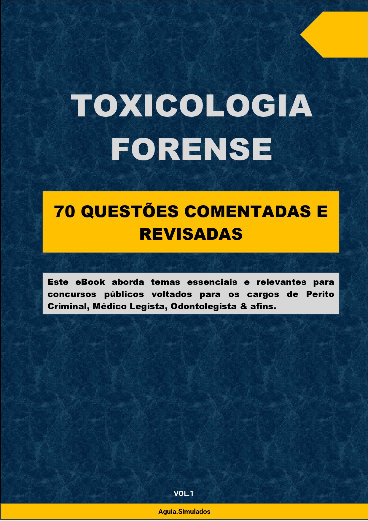 Capa do E-book de Toxicologia Forense